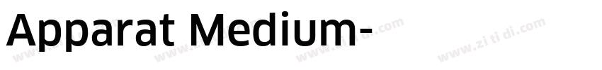 Apparat Medium字体转换
